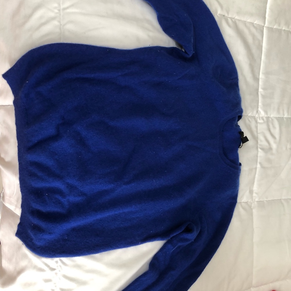Blue cashmere sweater